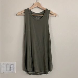 American Eagle Soft and Sexy Olive Green Tank